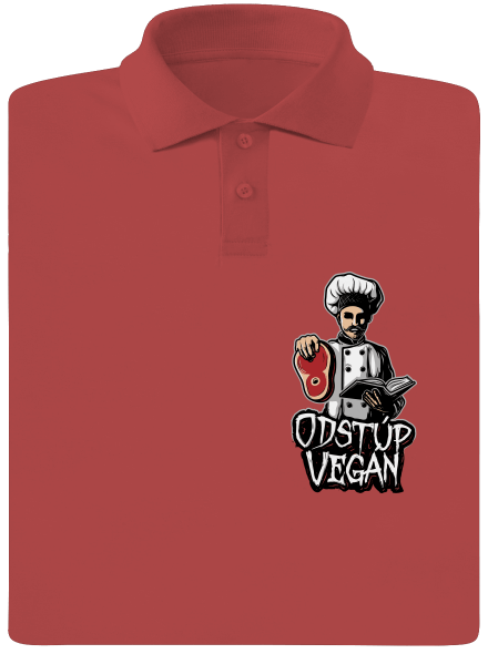 Odstup vegane pánska polokošeľa Burgundy