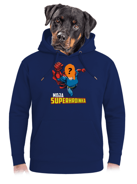 Moja superhrdinka unisex mikina premium Navy