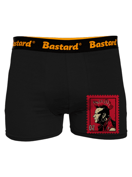 Známka punku boxerky Black