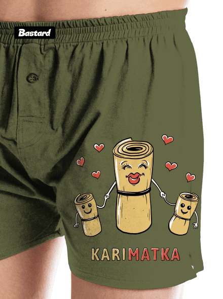 Karimatka pánske trenky Khaki