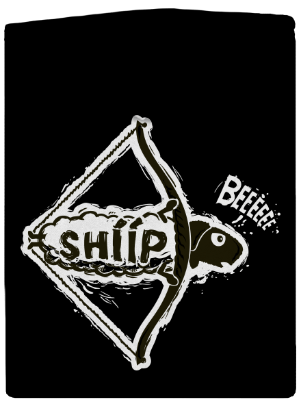Shííp dámska mikina na zips Black