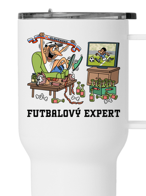 Futbalový expert termohrnček White