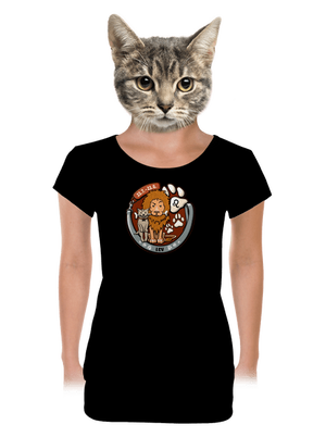 Psí horoskop: Lev dámske tričko s lemom Black