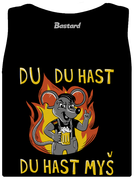 Du hast myš dámske tielko klasické Black