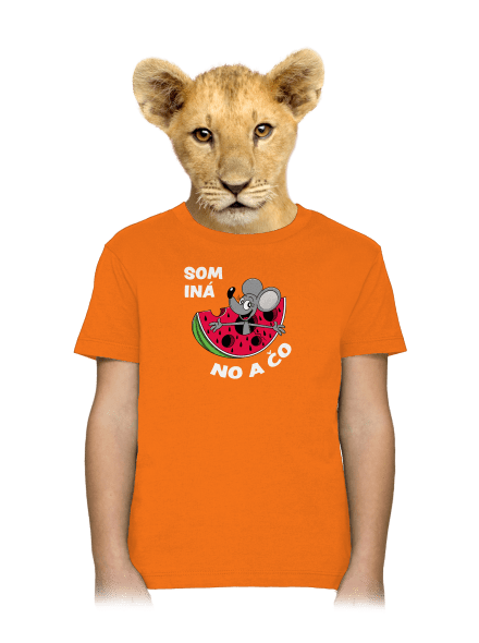 Som iná detské tričko Orange