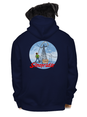 Silnoprúdár pánska mikina na zips Navy