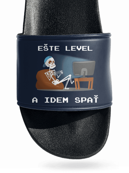 Ešte level šľapky Navy