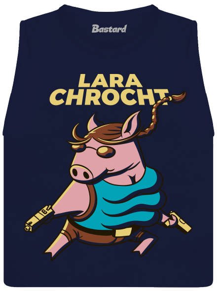 Lara Chrocht dámske tielko voľné Navy