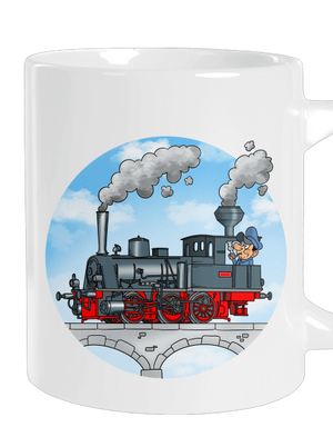 Dym z komína veľký hrnček White