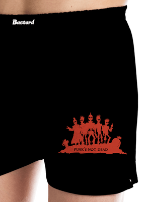 Punks Not Dead pánske trenky Black