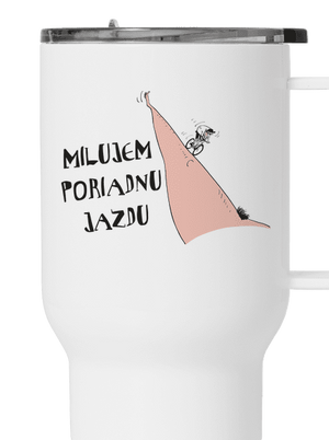 Milujem jazdu termohrnček White