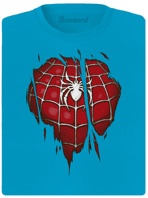 Spider Inside dámske športové tričko Blue Atol