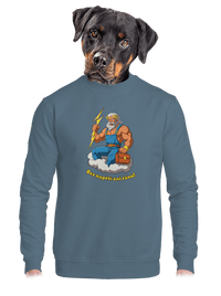 unisex mikina bez kapucne