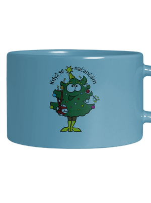 Když se načančám hrnček makronka Blue Macaron