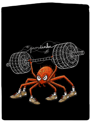 Pavučinka dámska mikina na zips Black