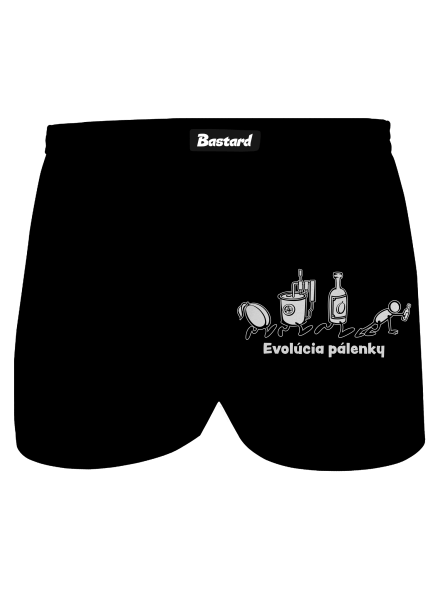 Evolúcia pálenky pánske trenky Black