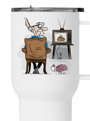 TV News termohrnček White