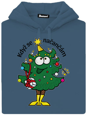 Když se načančám dámska mikina klokanka Denim