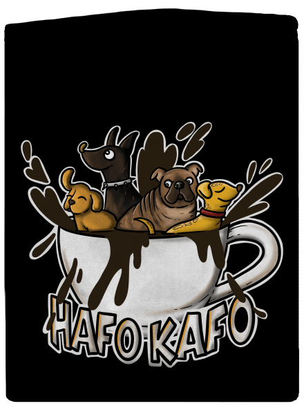 Hafo kafo dámska mikina na zips Black