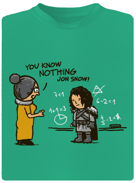 You Know Nothing pánske športové tričko Mint Mal