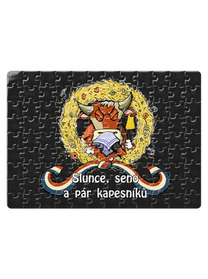 Slunce, seno a pár kapesníků puzzle White