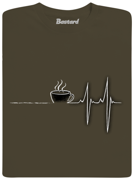 Coffee help pánske tričko Urban Khaki