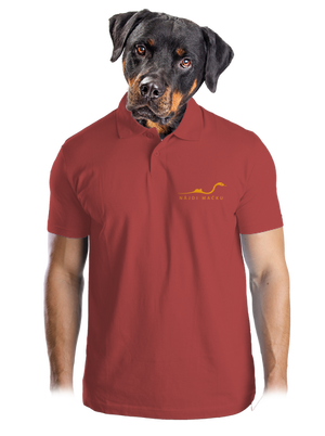 Nájdi mačku pánska polokošeľa Burgundy