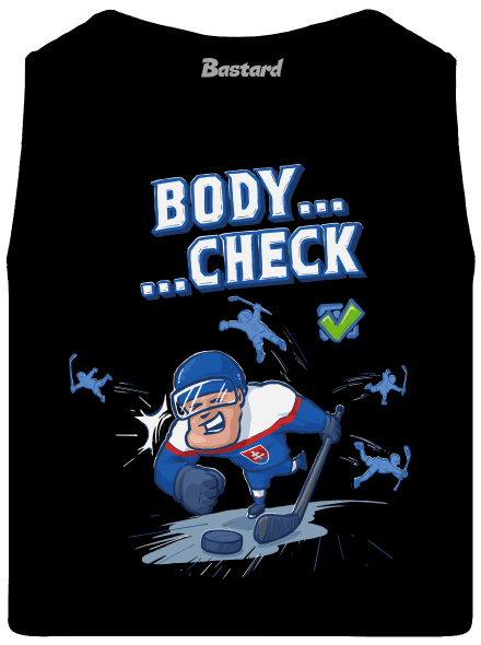 Body check pánske tielko Black