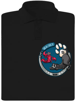 Psí horoskop: Rak pánska polokošeľa Black