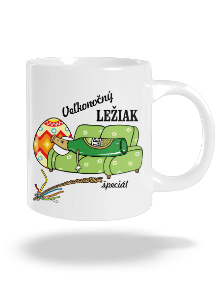 Veľkonočný ležiak veľký hrnček White