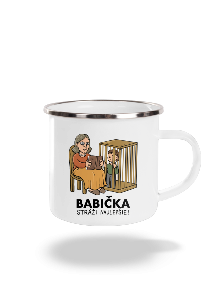 Babička stráži najlepšie plecháčik White