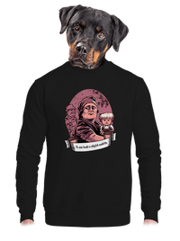 unisex mikina bez kapucne