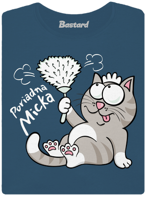 Macko a Micka dámske tričko prémium Petrol Blue