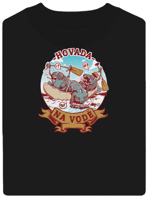 Hovädá na vode unisex mikina bez kapucne Black