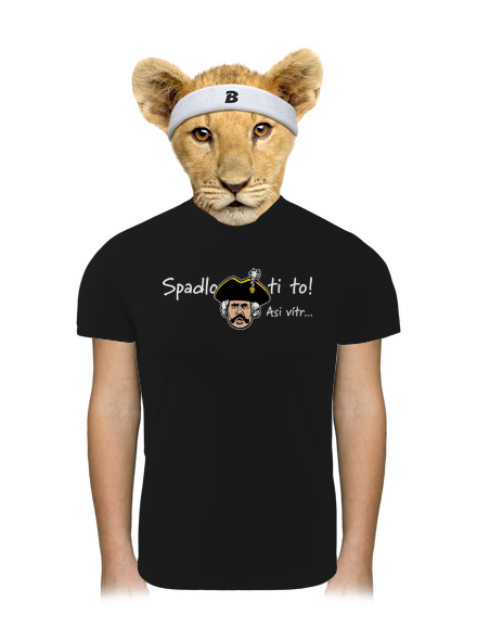 Spadlo ti to detské športové tričko Black