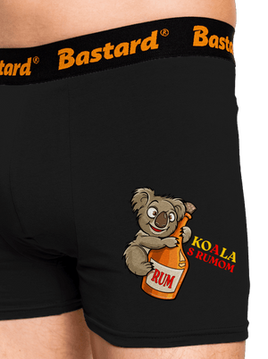 Rum s koalou boxerky Black