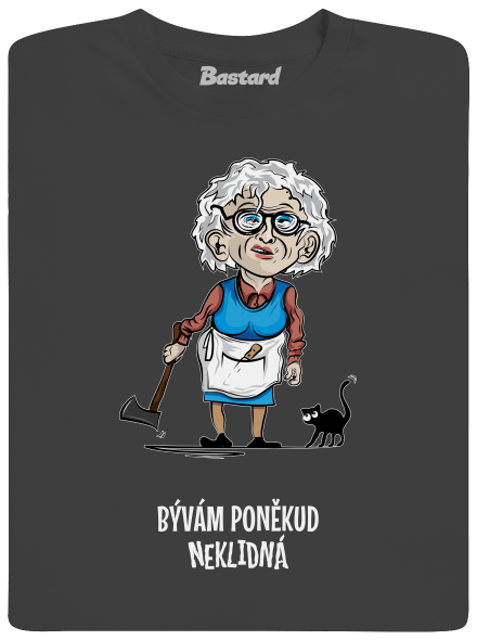 Neklidná - vlastný text pánske tričko Dark Grey