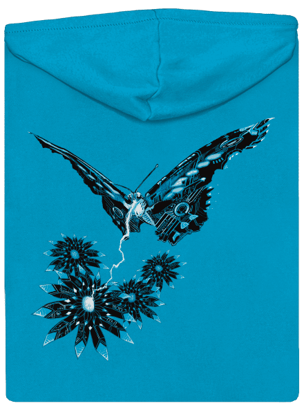 Fake Nature dámska mikina na zips Blue Atol