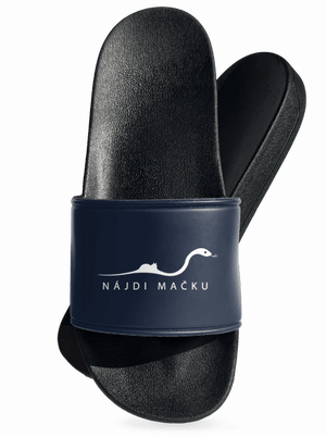 Nájdi mačku šľapky Navy