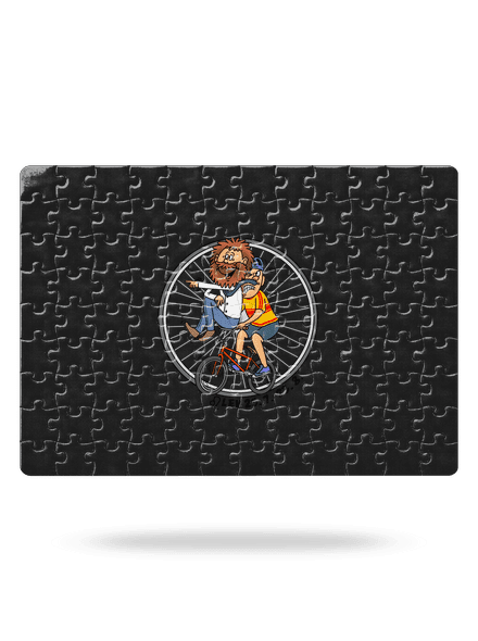 Cyklistický horoskop: Lev puzzle White