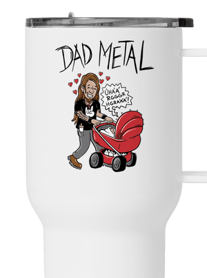 Dad metal termohrnček White