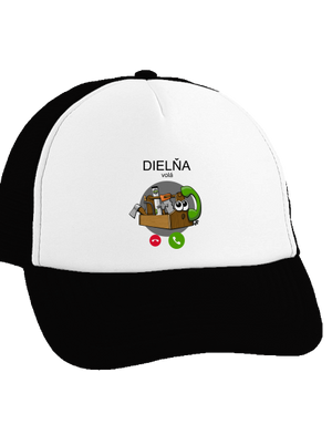 Dielňa volá šiltovka truckerka Black cap