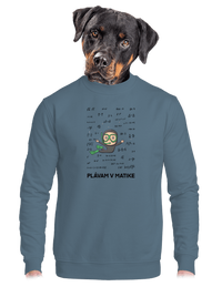 unisex mikina bez kapucne