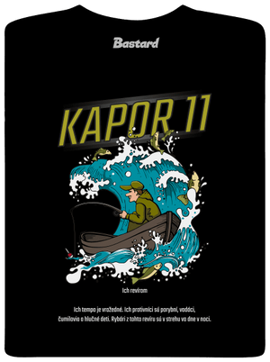 Kapor 11 pánske dlhý rukáv Black