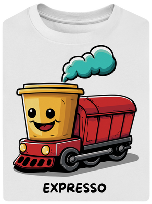 Expresso unisex tričko oversized White