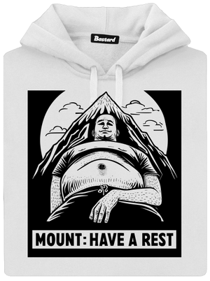 Mount have a rest dámska mikina klokanka White