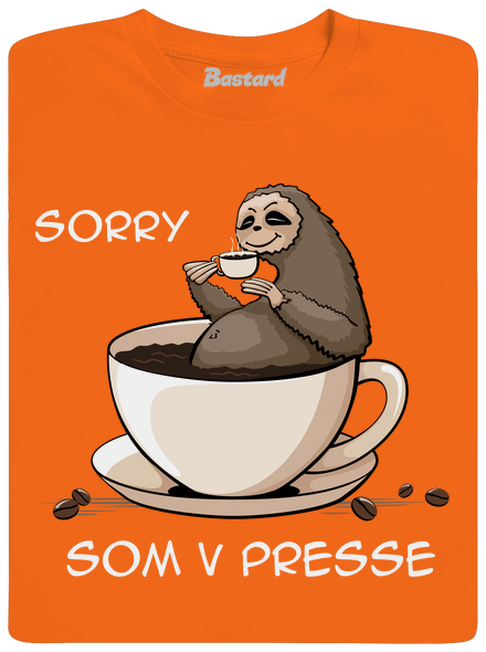 V presse pánske tričko Orange