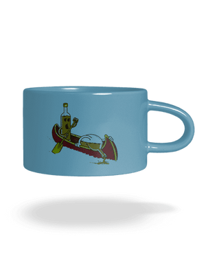 Rumáci hrnček makronka Blue Macaron