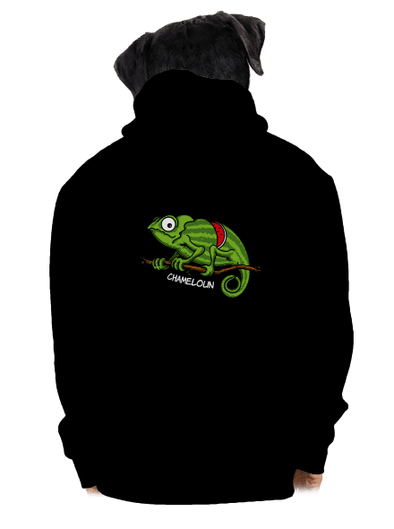 Chameloun pánska mikina na zips Black