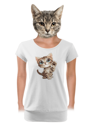 dámske tričko s lemom